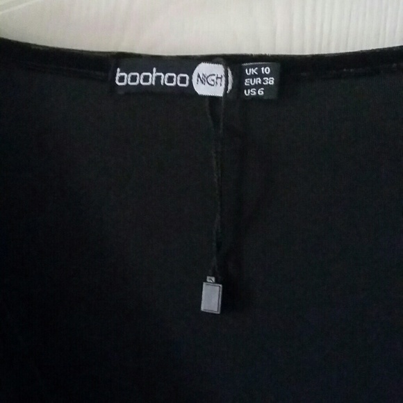 Statement Sexy Gothic Slashed Dress NWT - Picture 6 of 7